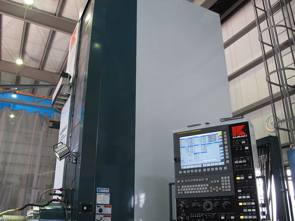 倉敷機械 テーブル形CNC横中ぐりフライス盤 KBT-13.A