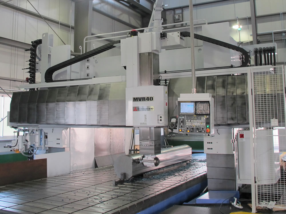 三菱重工 大型門形五面加工機 MVR40